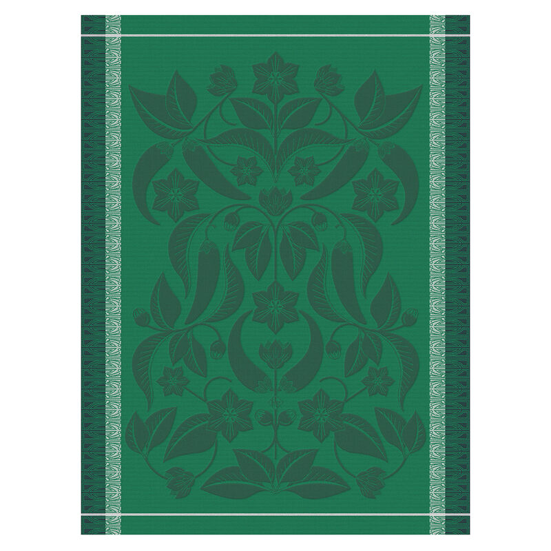 Le Jacquard Francais Piments Green Tea Towel