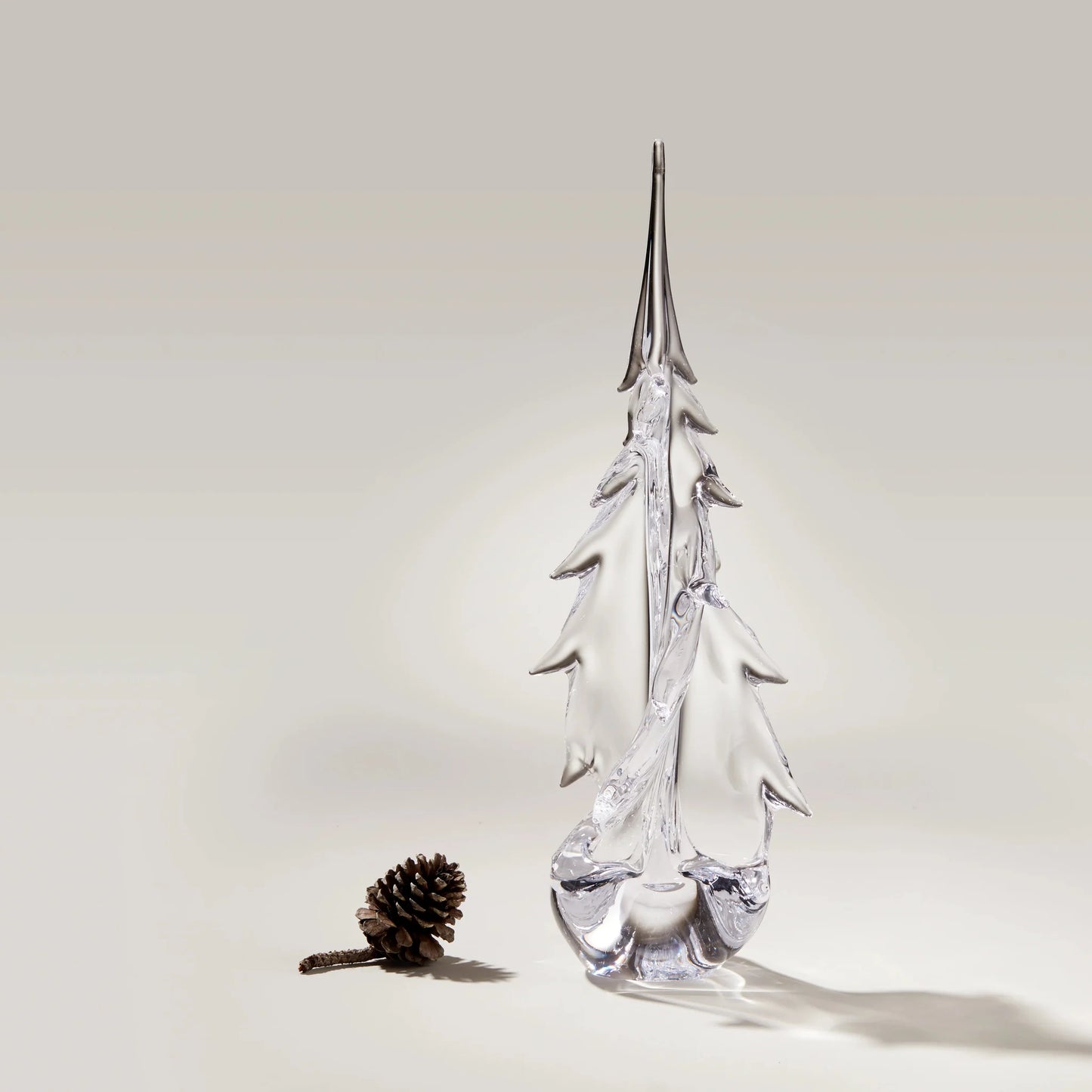 Simon Pearce Vermont Twist Evergreen Tree, Gift Boxed