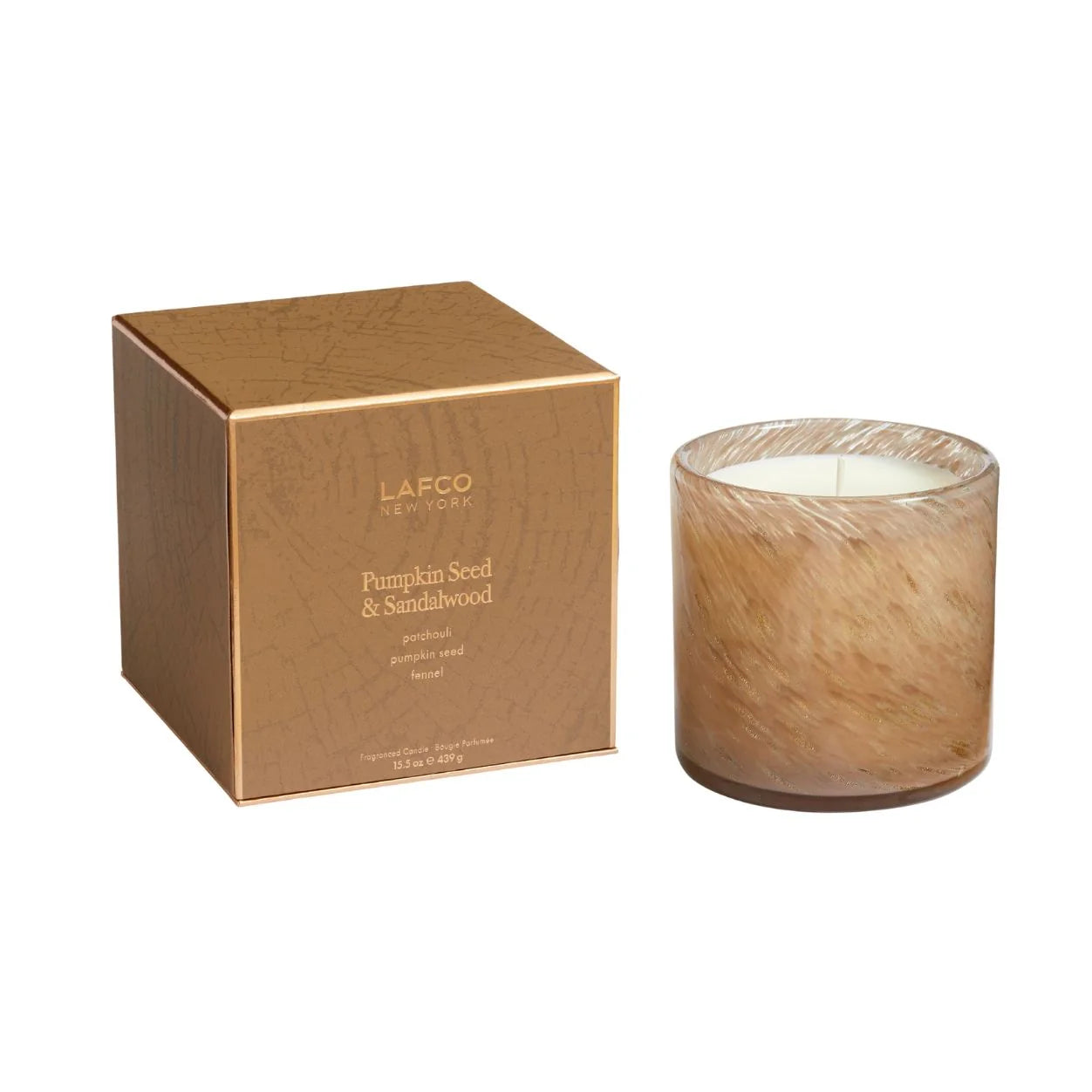 Pumpkin Seed & Sandalwood 6.5 oz. Classic Candle, LAFCO