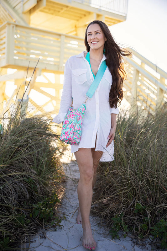 HydroBag Vibrant Life in Aqua Print