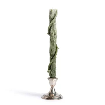 Bittersweet Oak Colossal Taper, "The Vine", in Forest Green