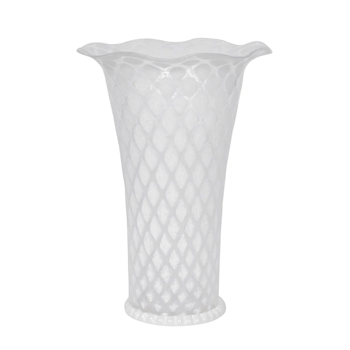 Juliska Trellis White 9" Flared Vase
