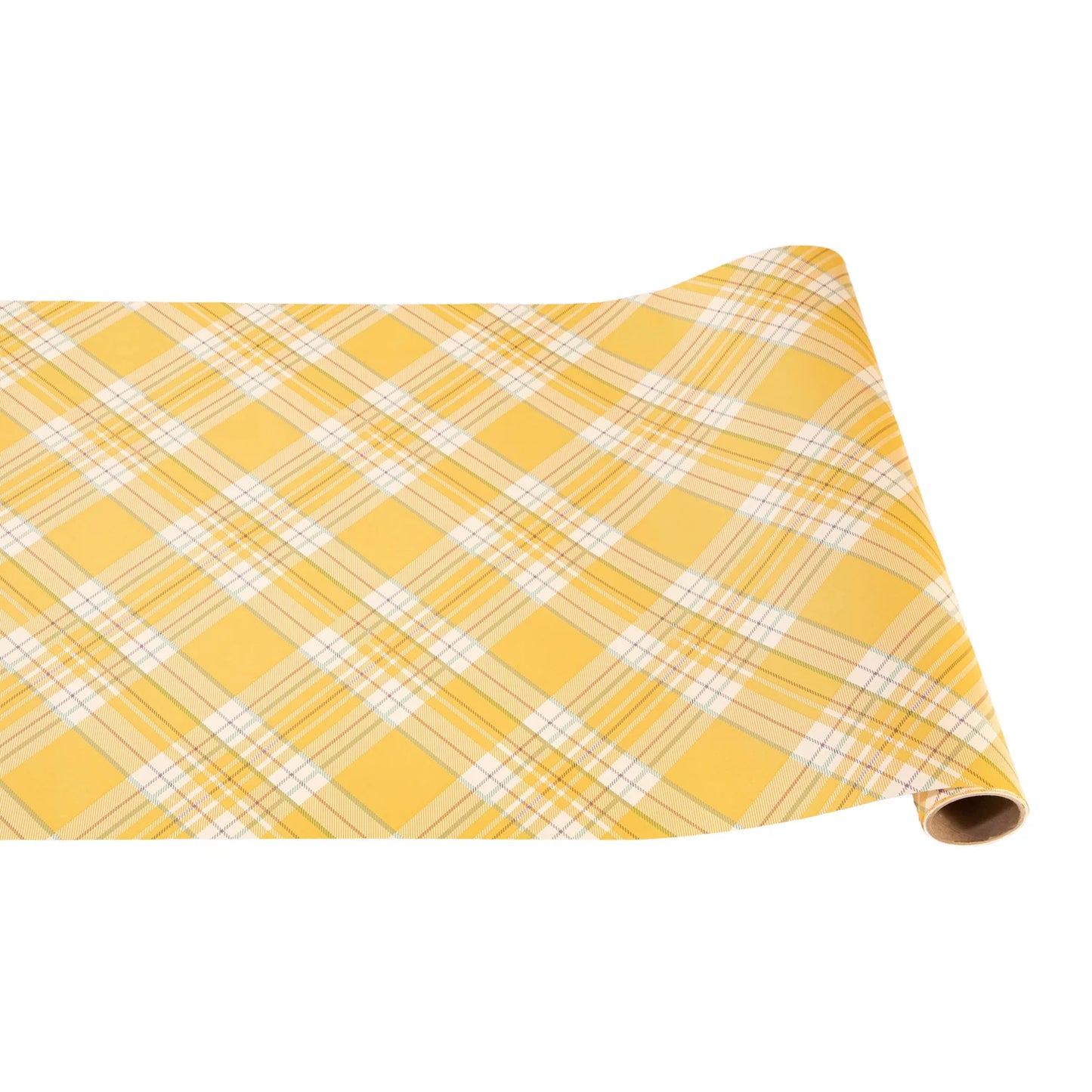 Yellow Plaid Runner, Hester & Cook