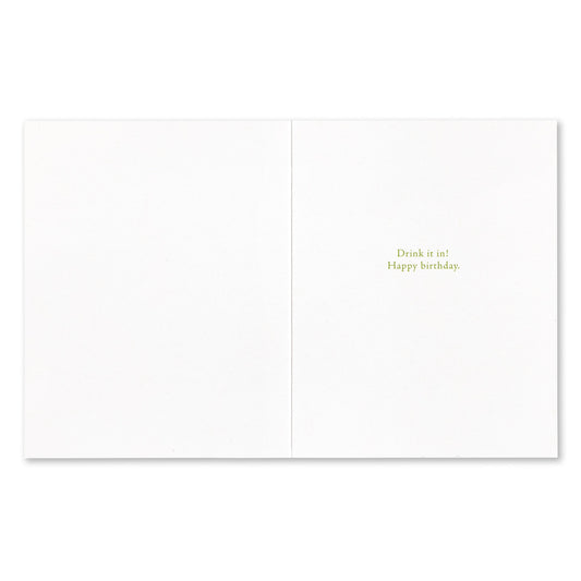 Here is a moment of extravagant beauty - Positively Green Card