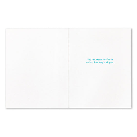 In the End, There is No End sympathy card - Positively Green