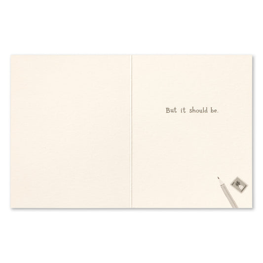 Turns out “YOU'RE ONE OF THE BEST THINGS IN MY LIFE” isn't a standard card-giving occasion - Love Muchly