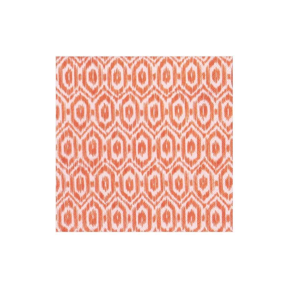 Amala Ikat Paper Cocktail Napkins in Orange