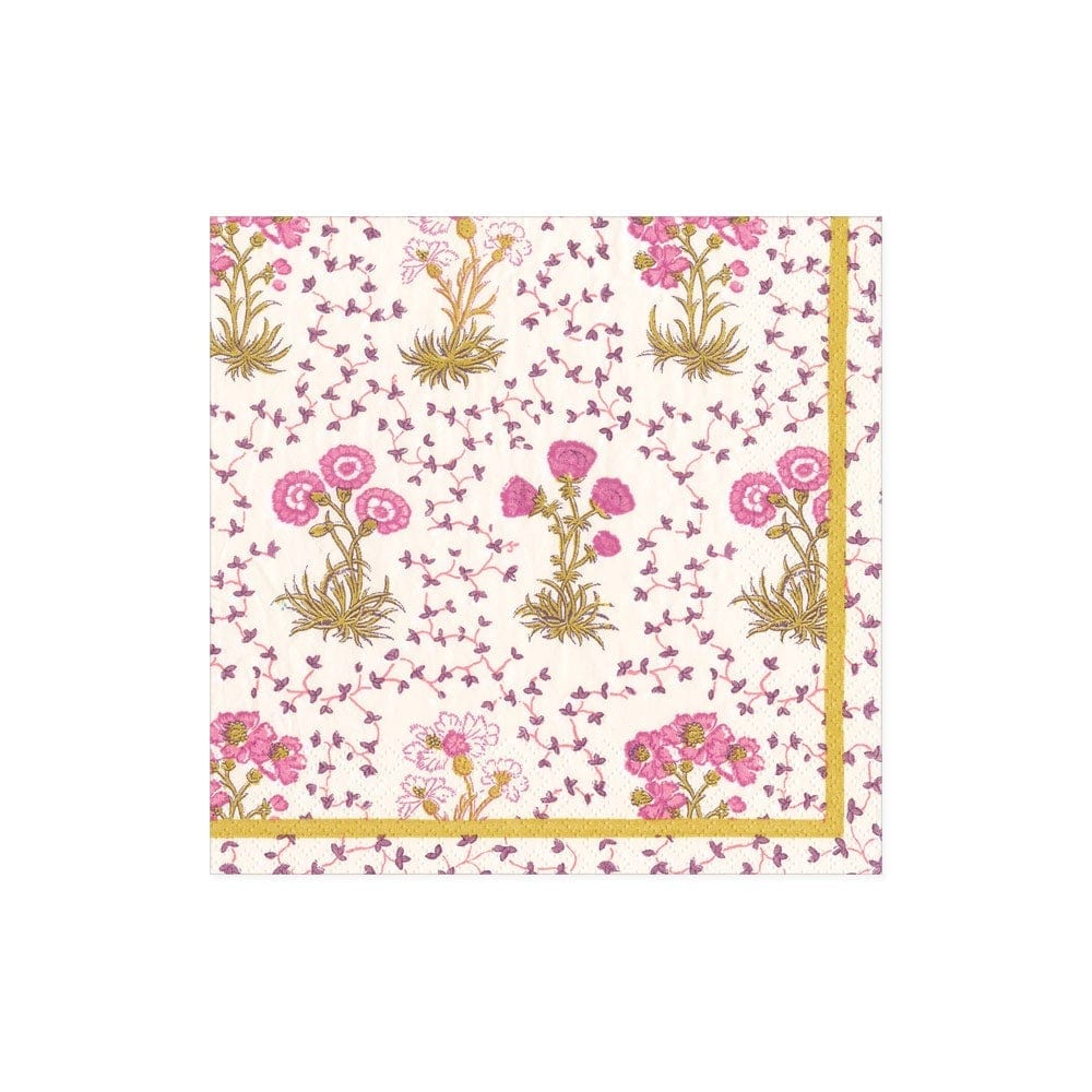 Semis De Fleurs Pink Cocktail Napkins