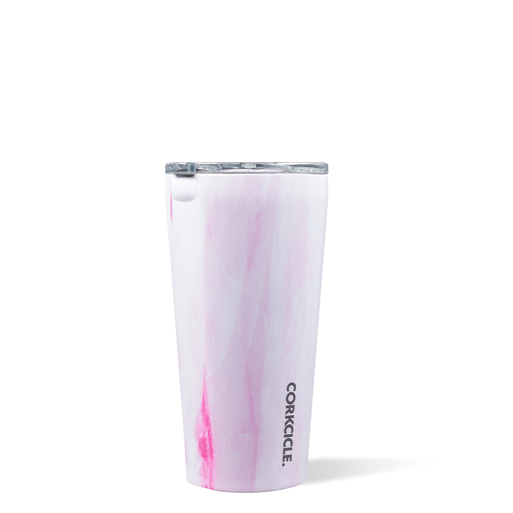 Corkcicle 16 oz Tumbler - Pink Marble
