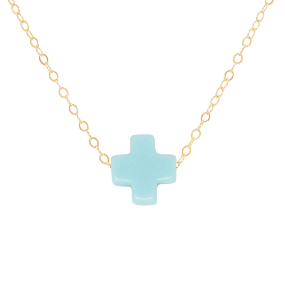 enewton 16" Necklace Gold - Signature Cross