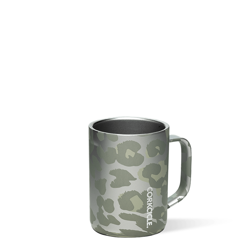 Corkcicle 16 oz Mug - Snow Leopard