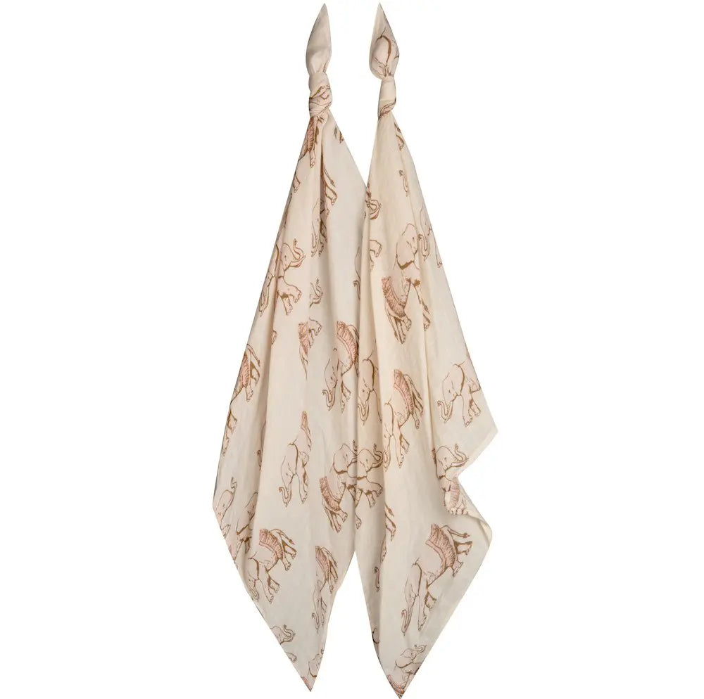 Milkbar Bamboo Muslin Tutu Elephant Burp Cloth Set
