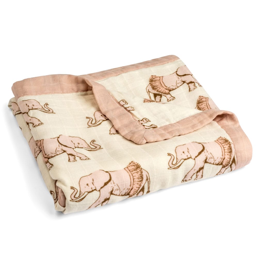 Milkbarn Tutu Elephant Big Lovey Blanket