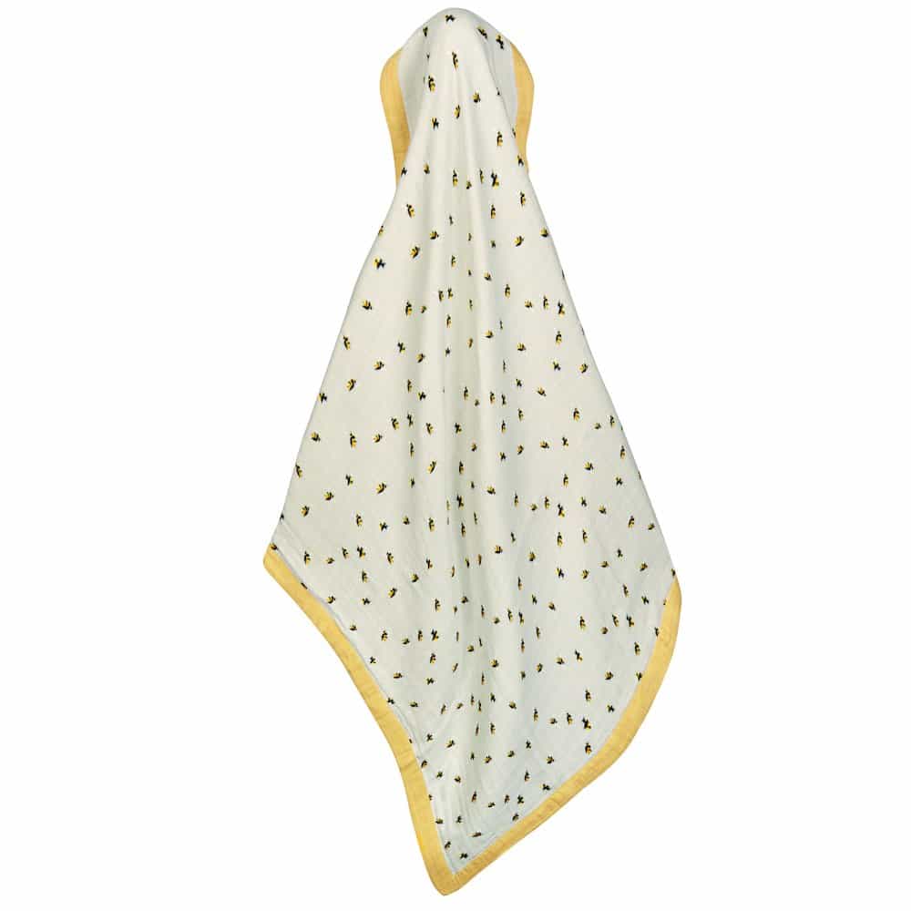 Milkbarn Bumblebee Big Lovey Three-Layer Blanket