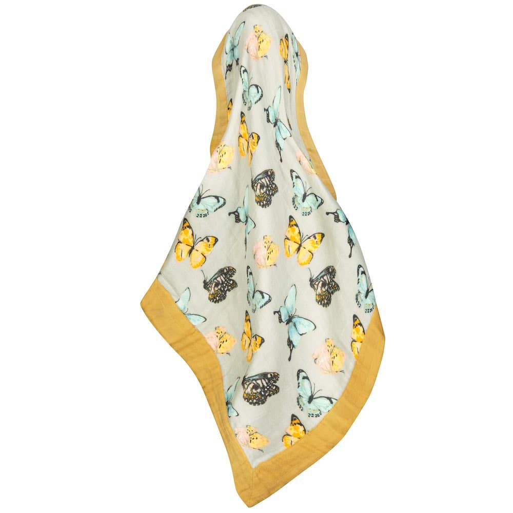 Milkbarn Mini Butterfly Lovey Blanket