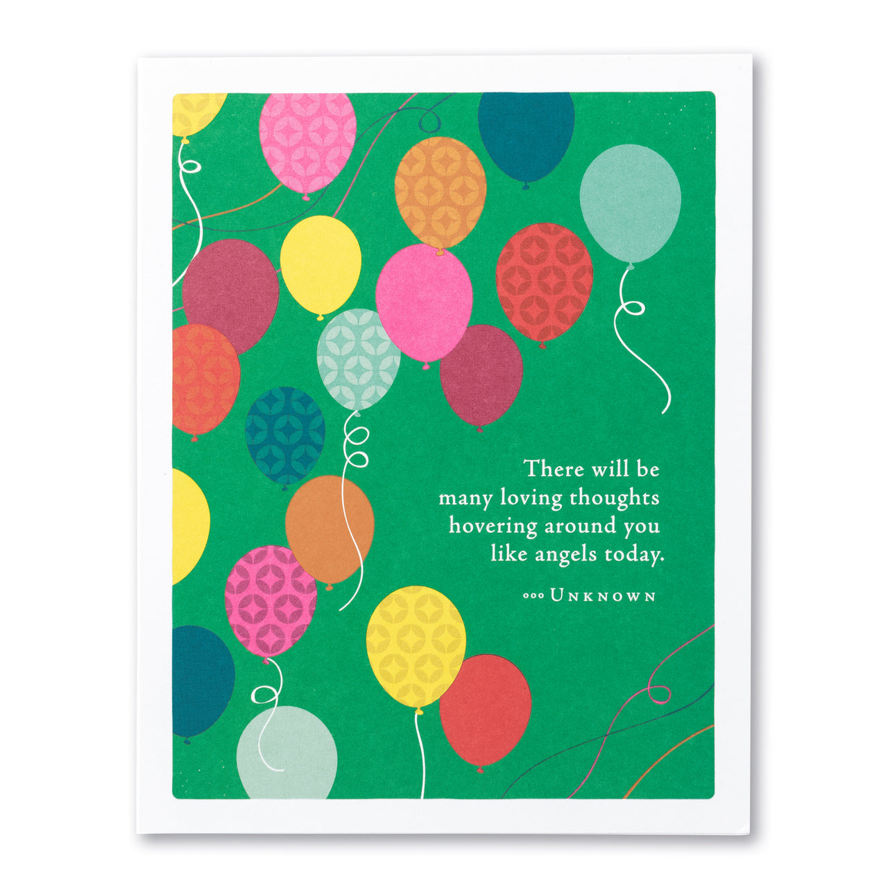 There will be many loving thoughts...Positively Green Card