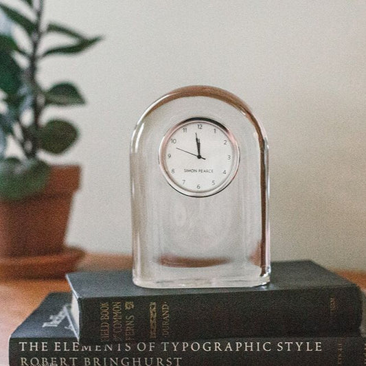 Simon Pearce Barre Clock, Gift Boxed