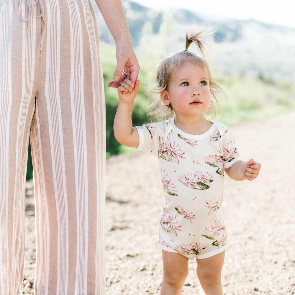 Milkbarn Kids Water Lily One Piece 12-18 M
