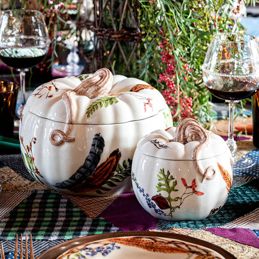 Juliska Forest Walk 9" Pumpkin with Lid