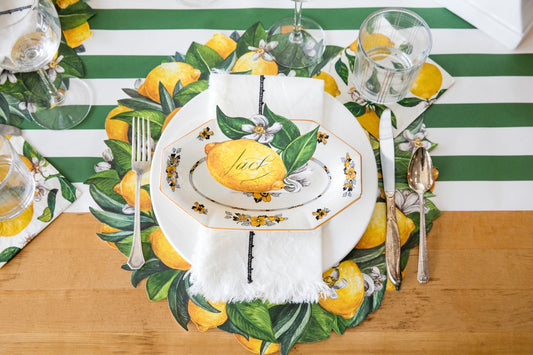 Lemon Paper Place Card