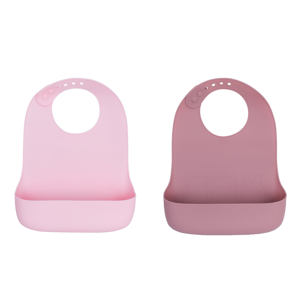 Baby Silicone Catchie Bib Dusty Rose