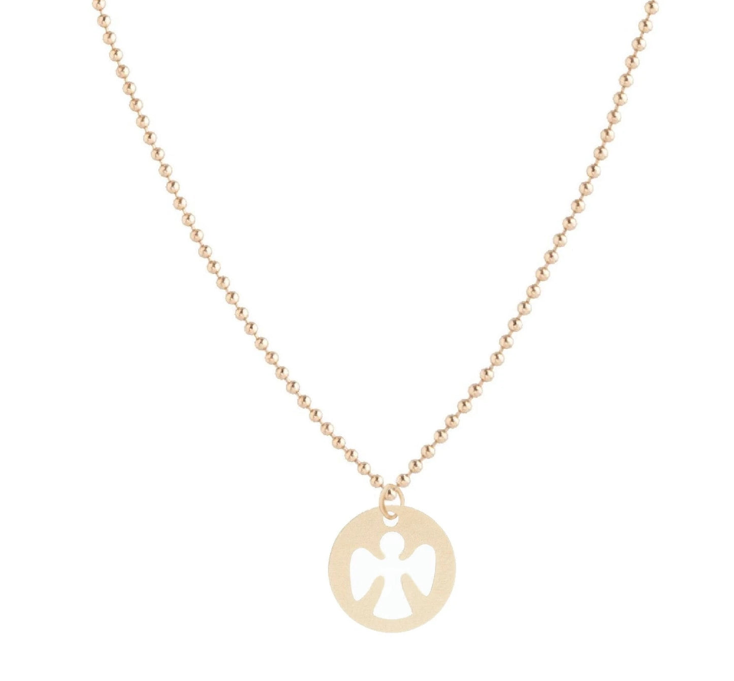 enewton 16" Necklace Gold - Guardian Angel Small Charm