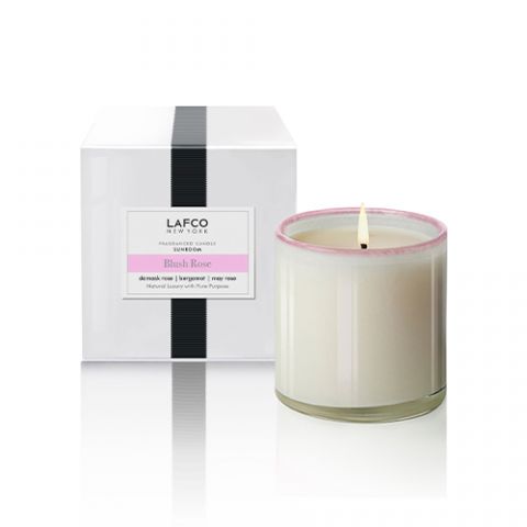 Blush Rose 15.5 oz. Signature Candle, LAFCO