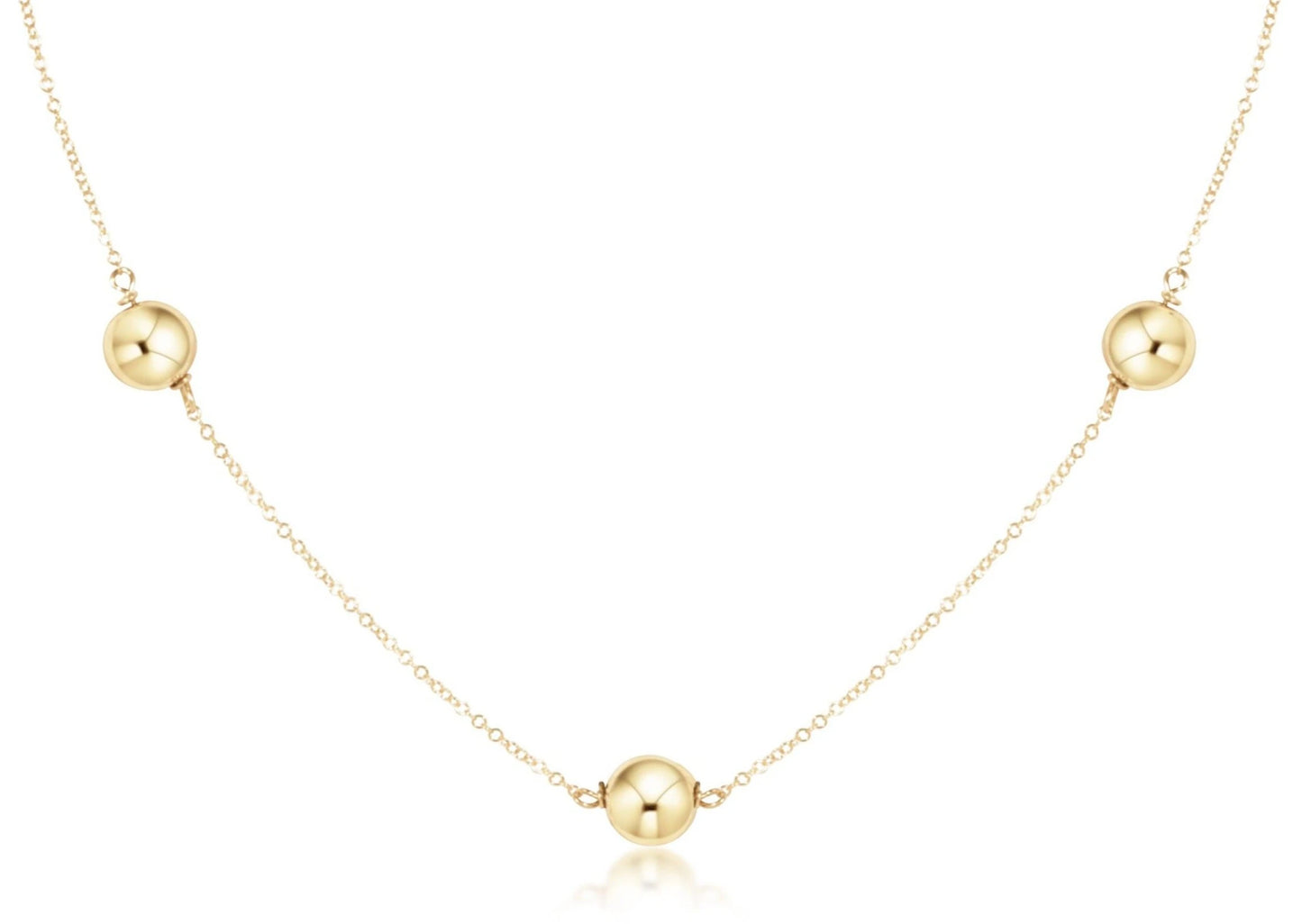 enewton 17" Choker Simplicity Chain Gold 8MM