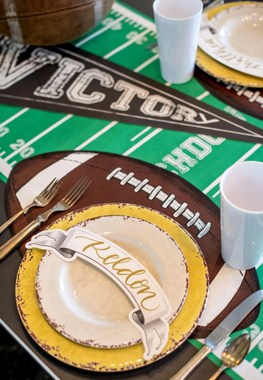 Touchdown Paper Table Runner