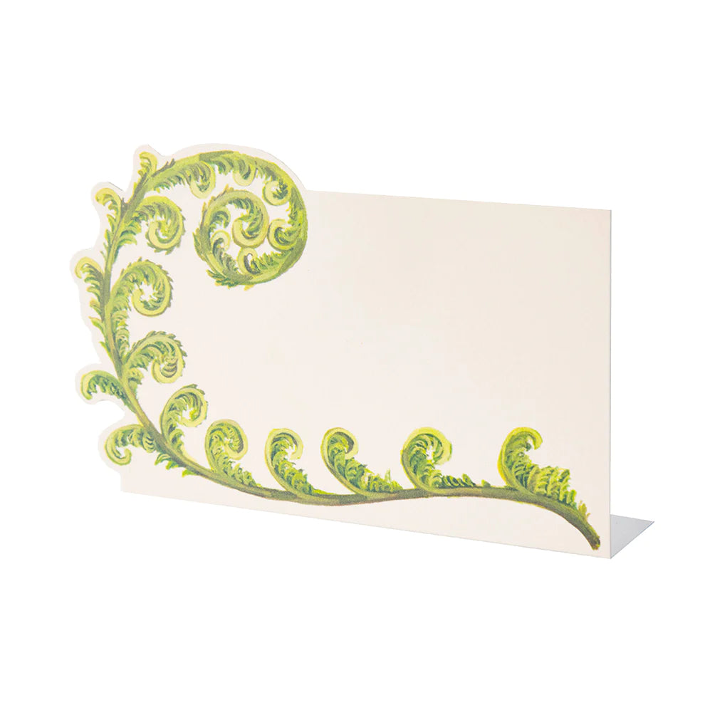 Hester and Cook Fiddlehead Fern Place Cards