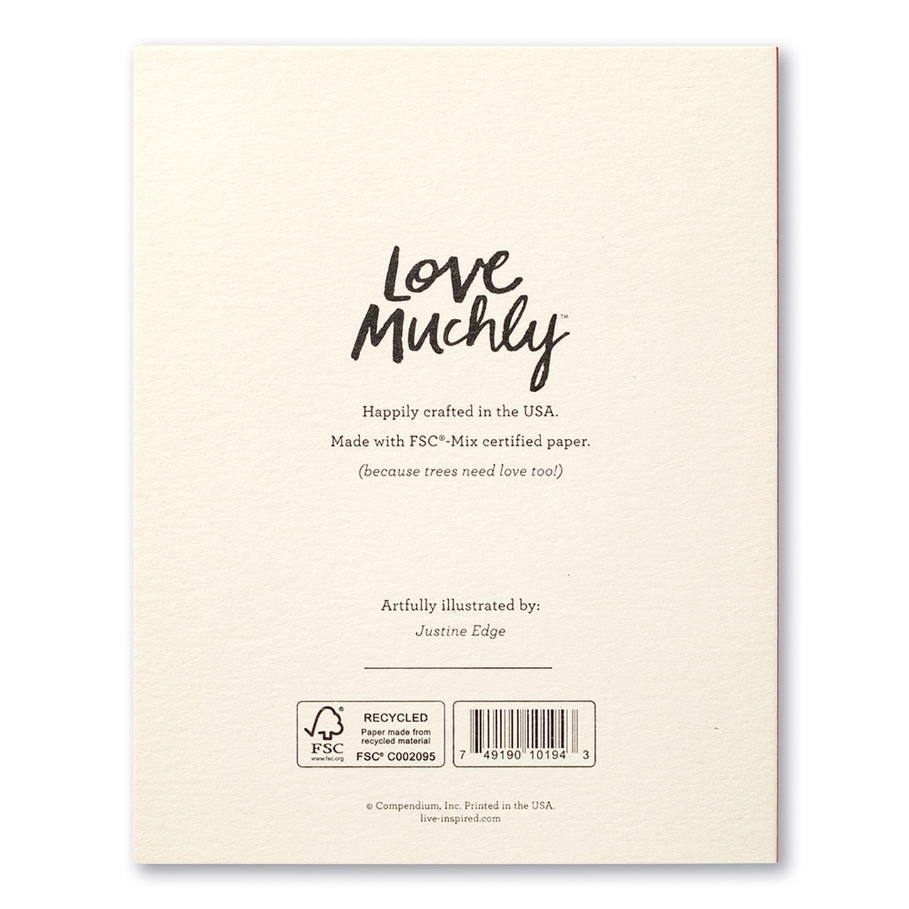 #1 Super Friend friendship card - Love Muchly