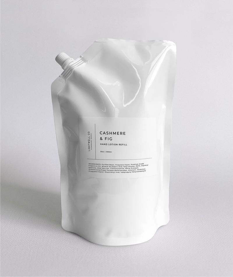 Lightwell Co. Cashmere & Fig Hand Lotion Refill
