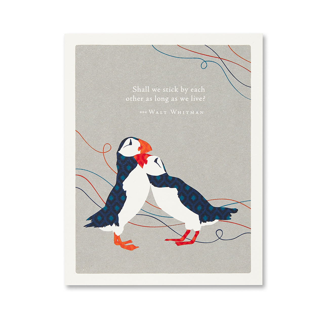 Shall we stick by each other - Positively Green card