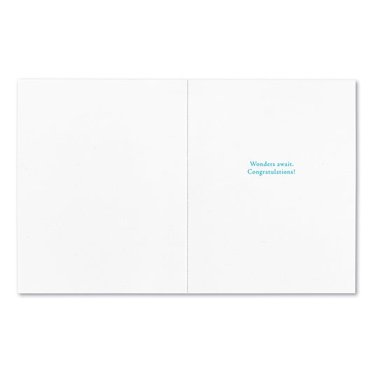 'Every Child Begins the World Again' Positively Green card