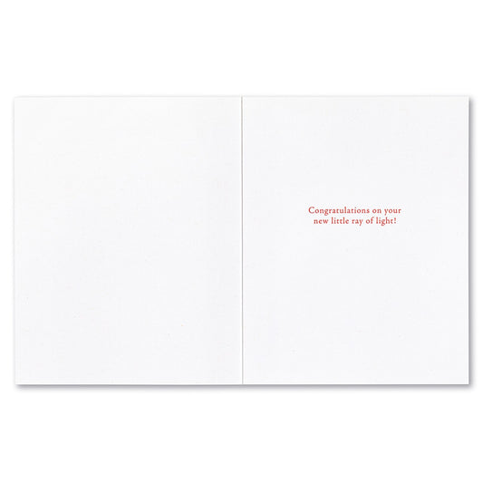 'With Every Newborn Baby' card, Positively Green