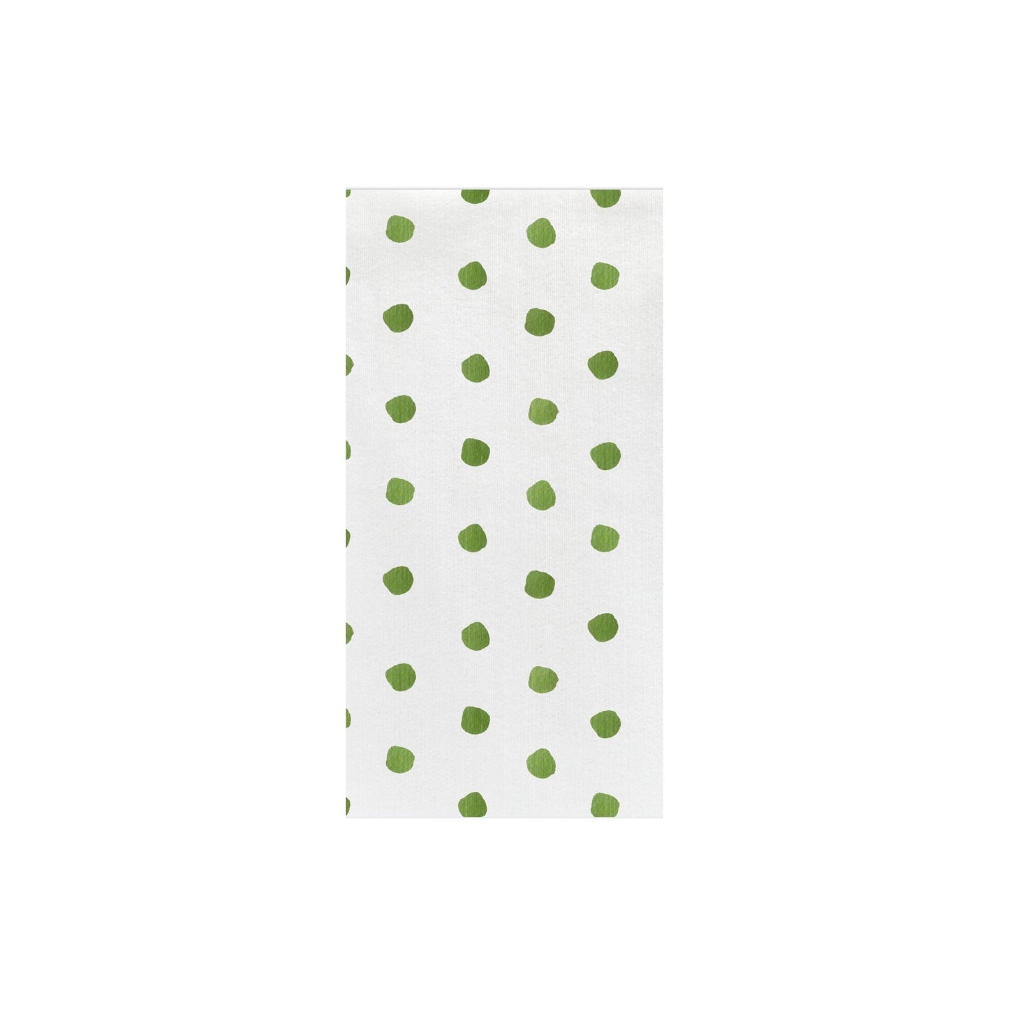 Vietri Papersoft Dot Green Guest Towels (Pack of 20)