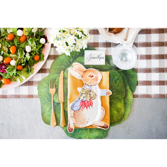 Die-Cut Cabbage Placemat