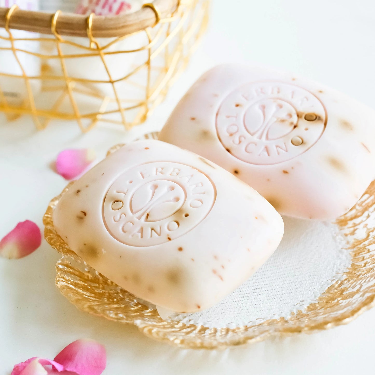 Vietri Rufolo Glass Gold Canape Plate