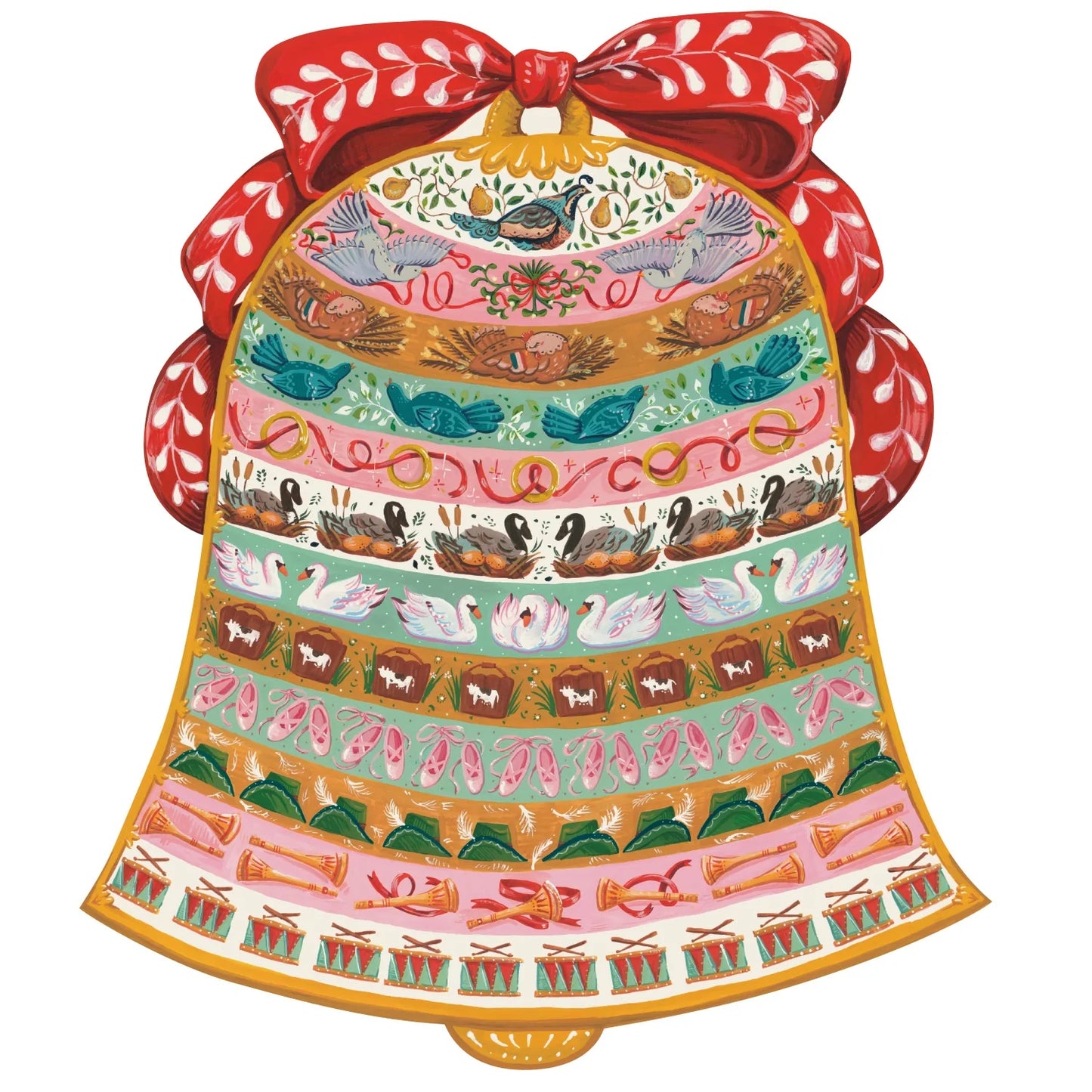 Hester & Cook Twelve Days of Christmas Bell Placemat