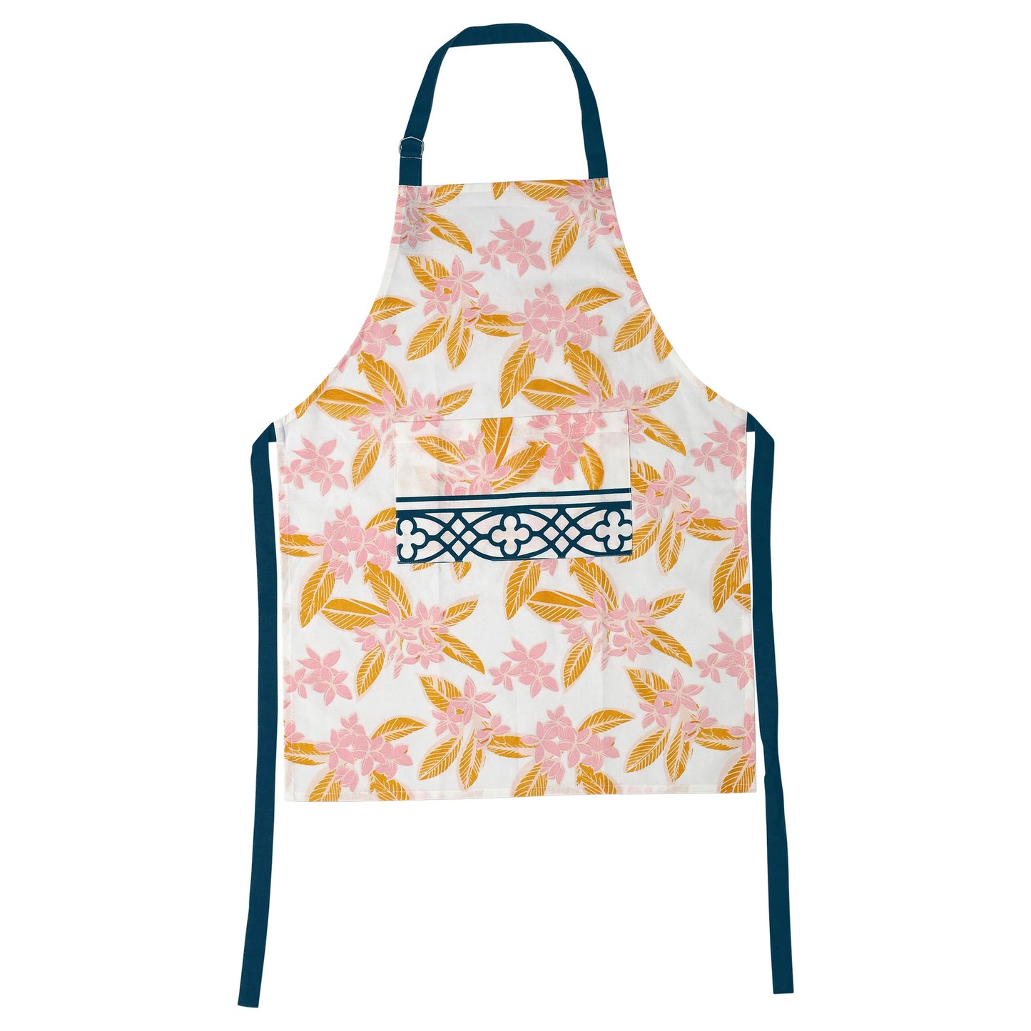 Vietri Bohemian Navy/Pink Apron