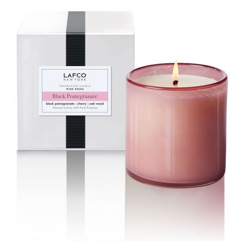 Black Pomegranate 15.5 oz. Wine Room Candle, LAFCO