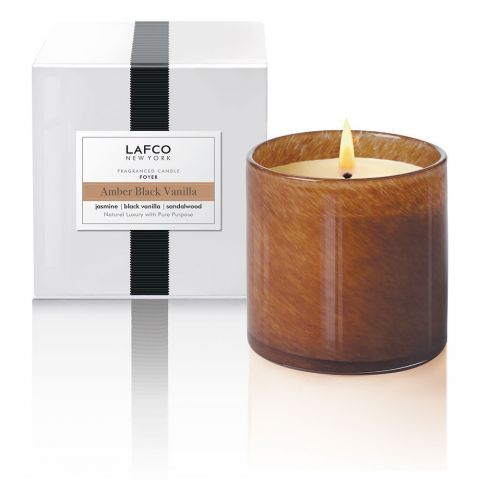 Amber Black Vanilla 15.5 Foyer Candle, LAFCO