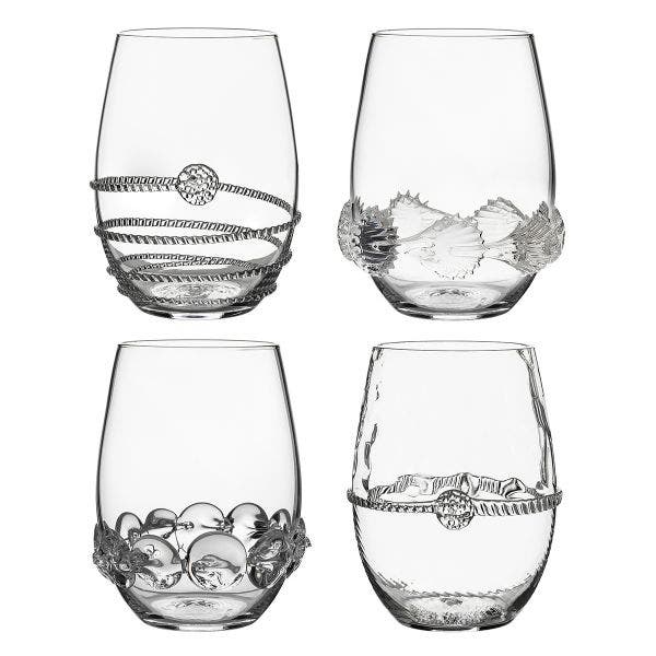 Juliska Heritage Collectors Stemless Wine (Assort. Set of 4)