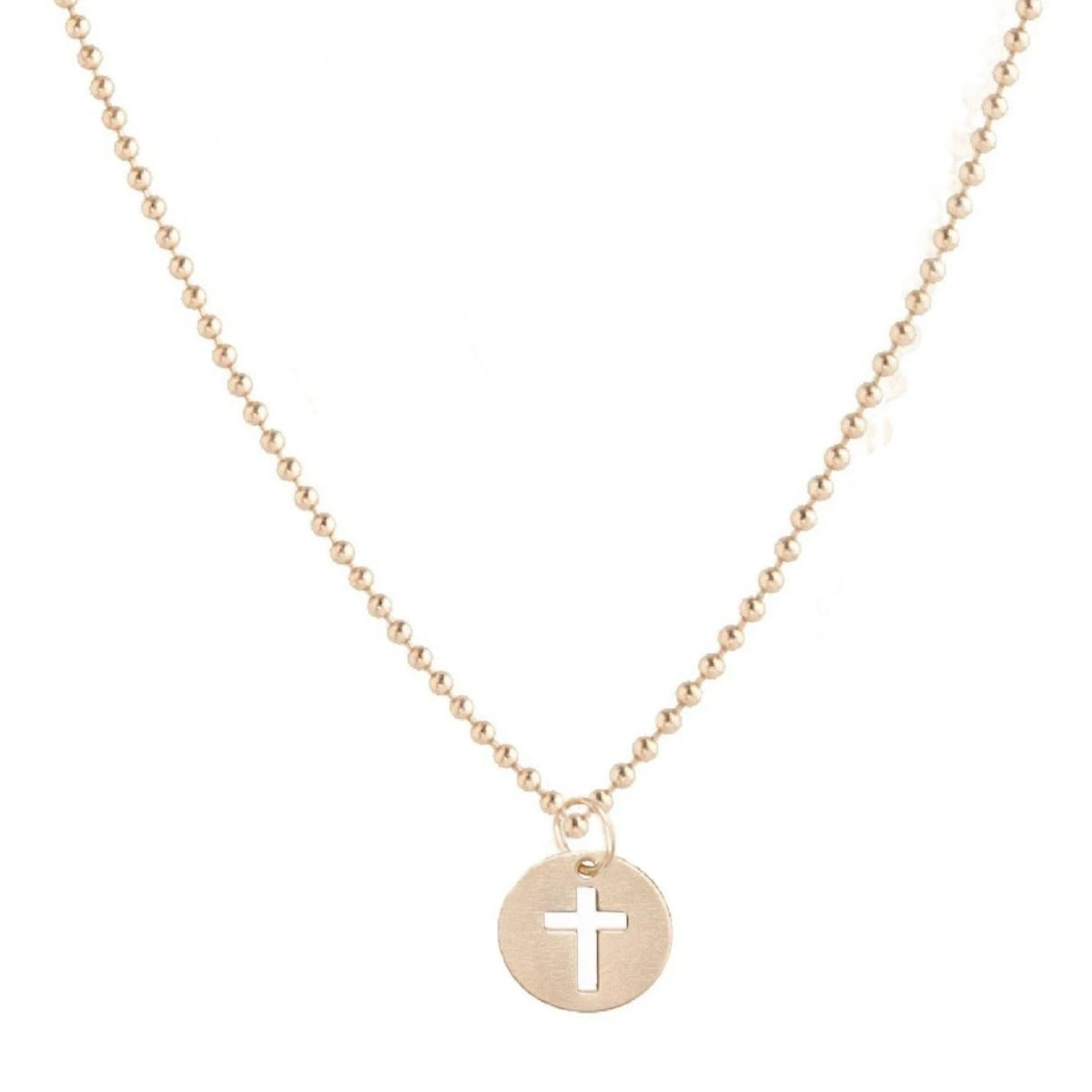 16” Necklace Gold Inspire Charm