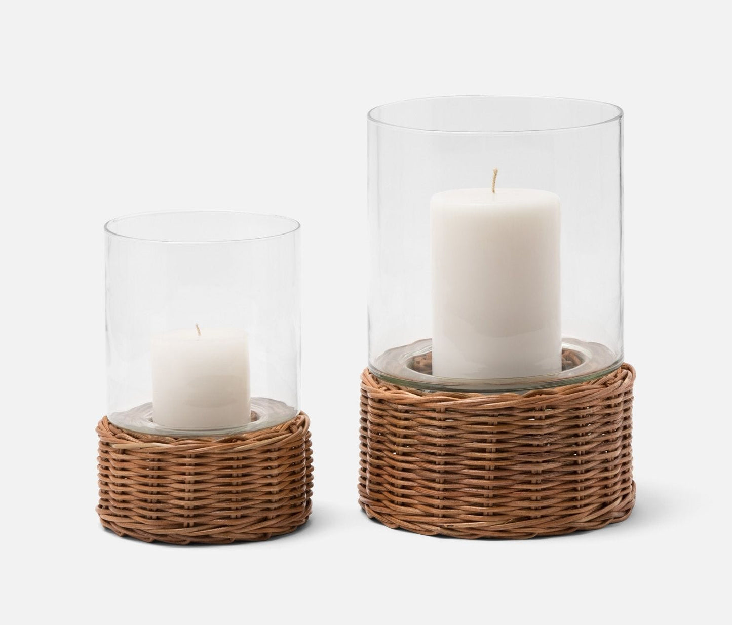 Blue Pheasant Large Honey Rattan Hurricane