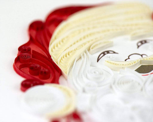 Quilling Card - Santa Beard