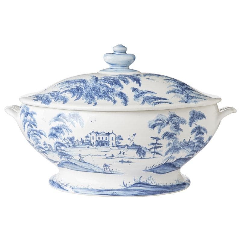 Country Estate Tureen in Delft Blue - Juliska