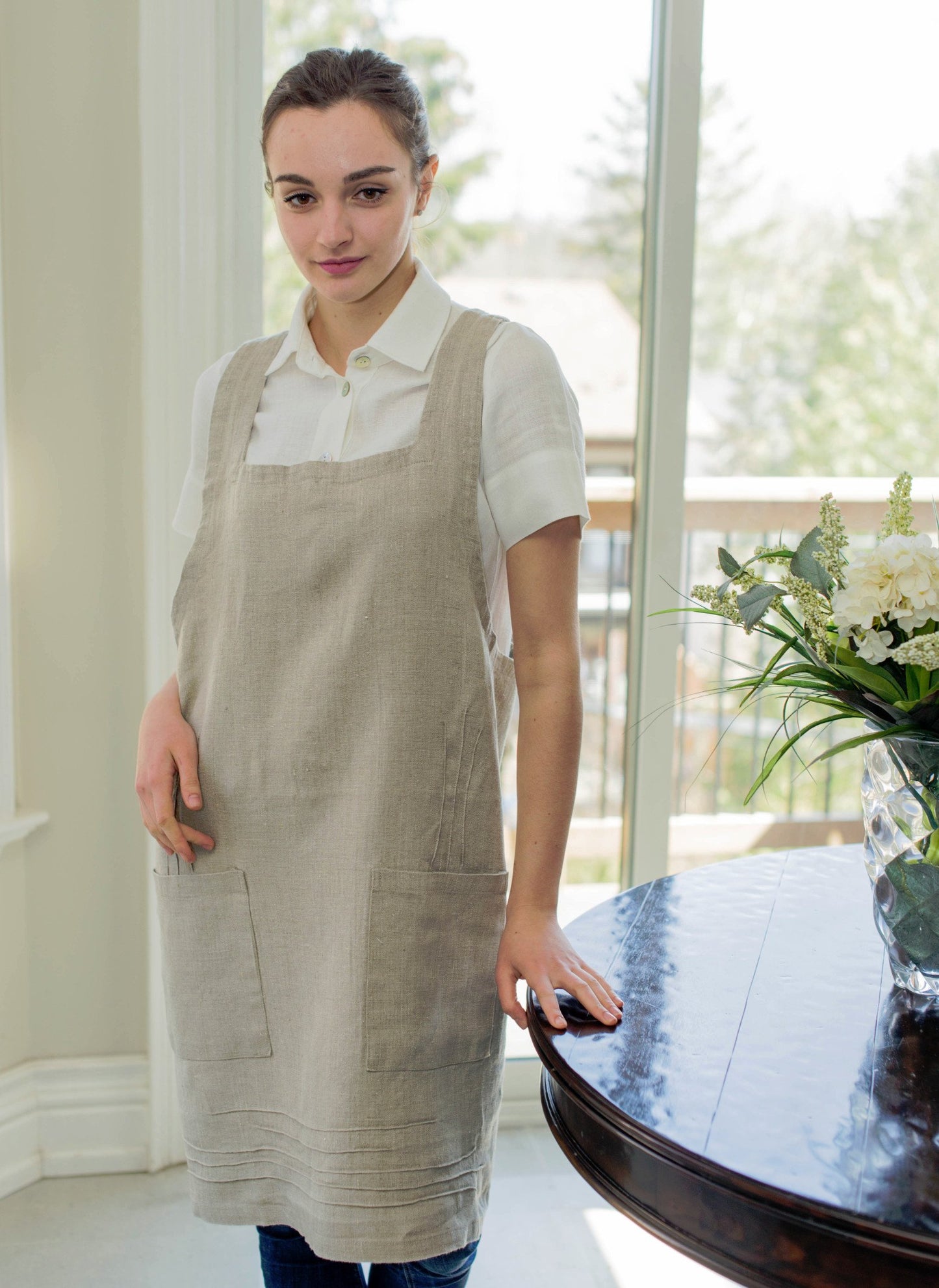 Linen Apron - Natural