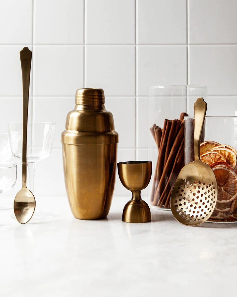 Farmhouse Pottery Essex Cocktail Long Spoon Gold