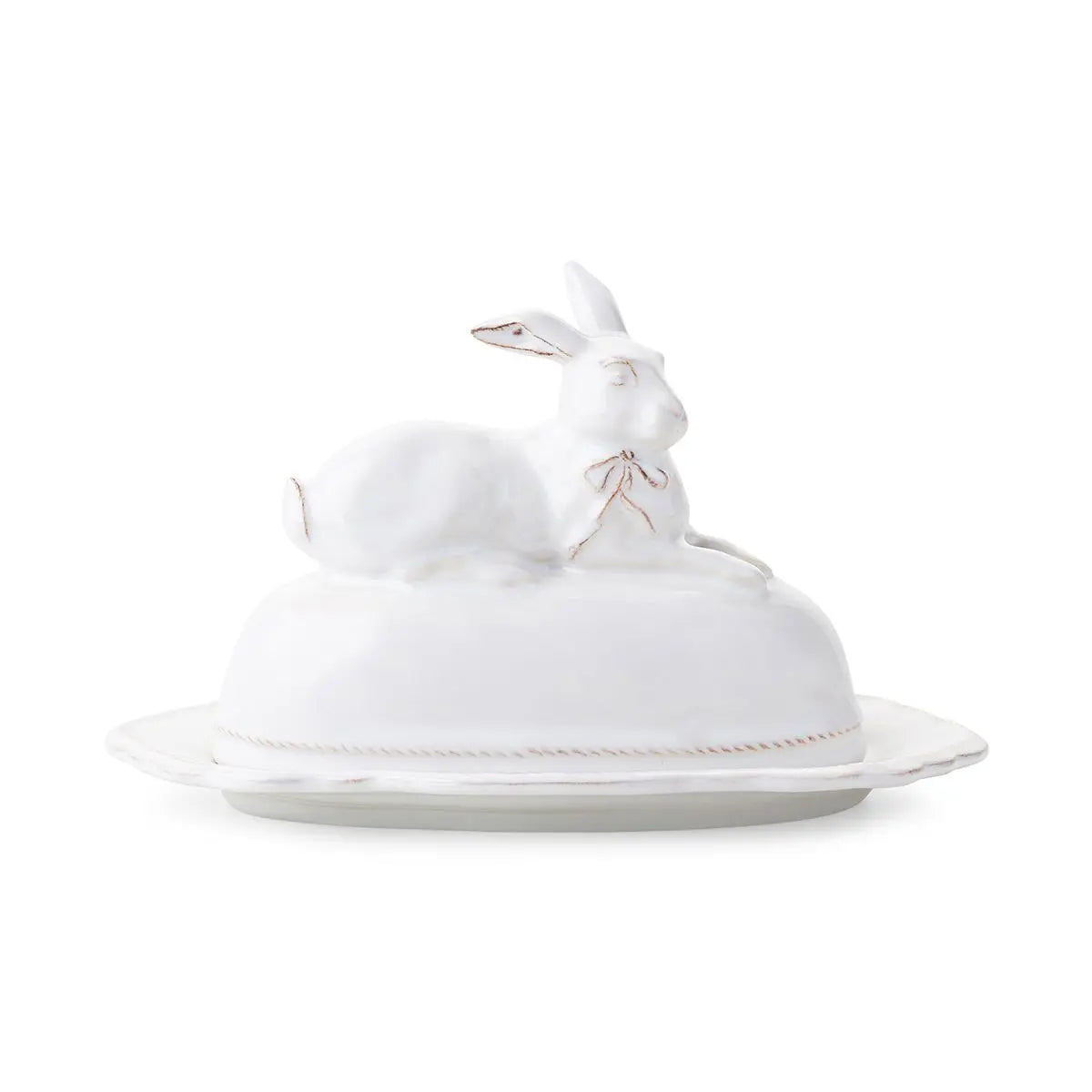 Clever Creatures Bunny Butter Dish - Juliska